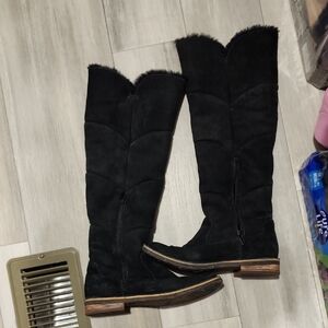 RARE UGG Black Over the Knee Boots EXCLUSIVE TO UKRAINE NOT MADE IN THE USA